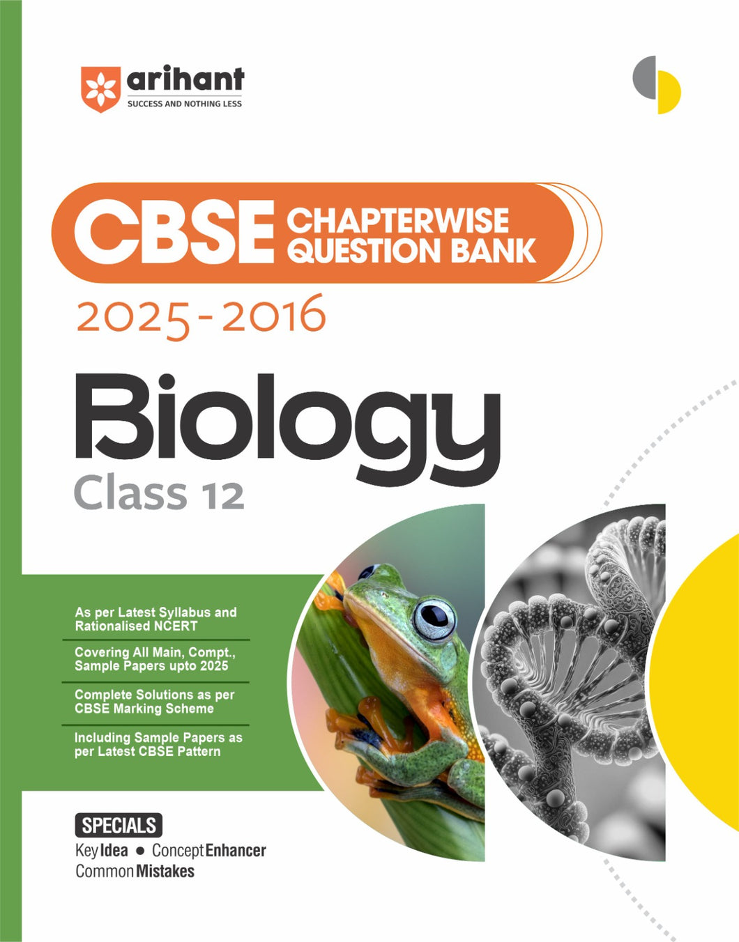 Arihant CBSE Chapterwise Question Bank Biology for Class 12th (2025-2016)