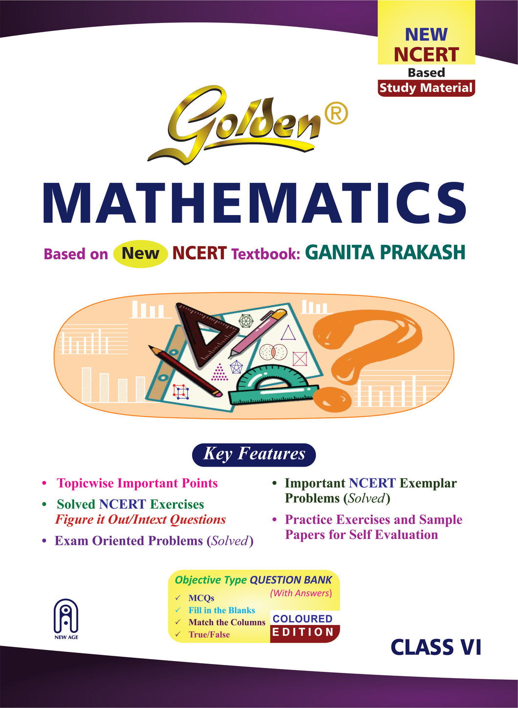 Golden Mathematics - Class 6 - Reference Book