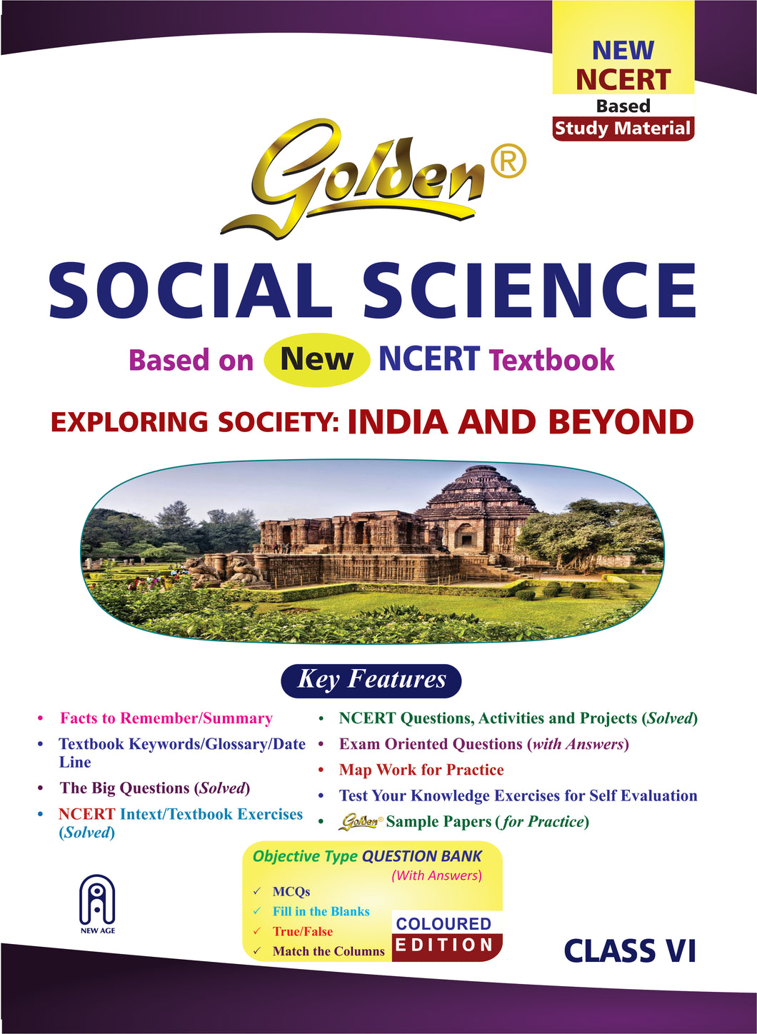 Golden Social Science - Class 6 - Reference Book