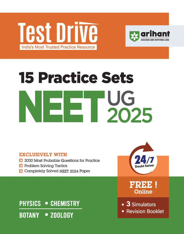 Arihant NEET UG 2025 Test Drive 15 Practice Sets