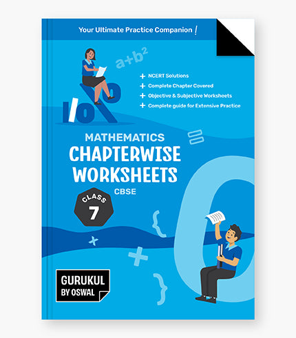 Gurukul By Oswal Mathematics Chapterwise Worksheets : CBSE Class 7 For Exam 2026