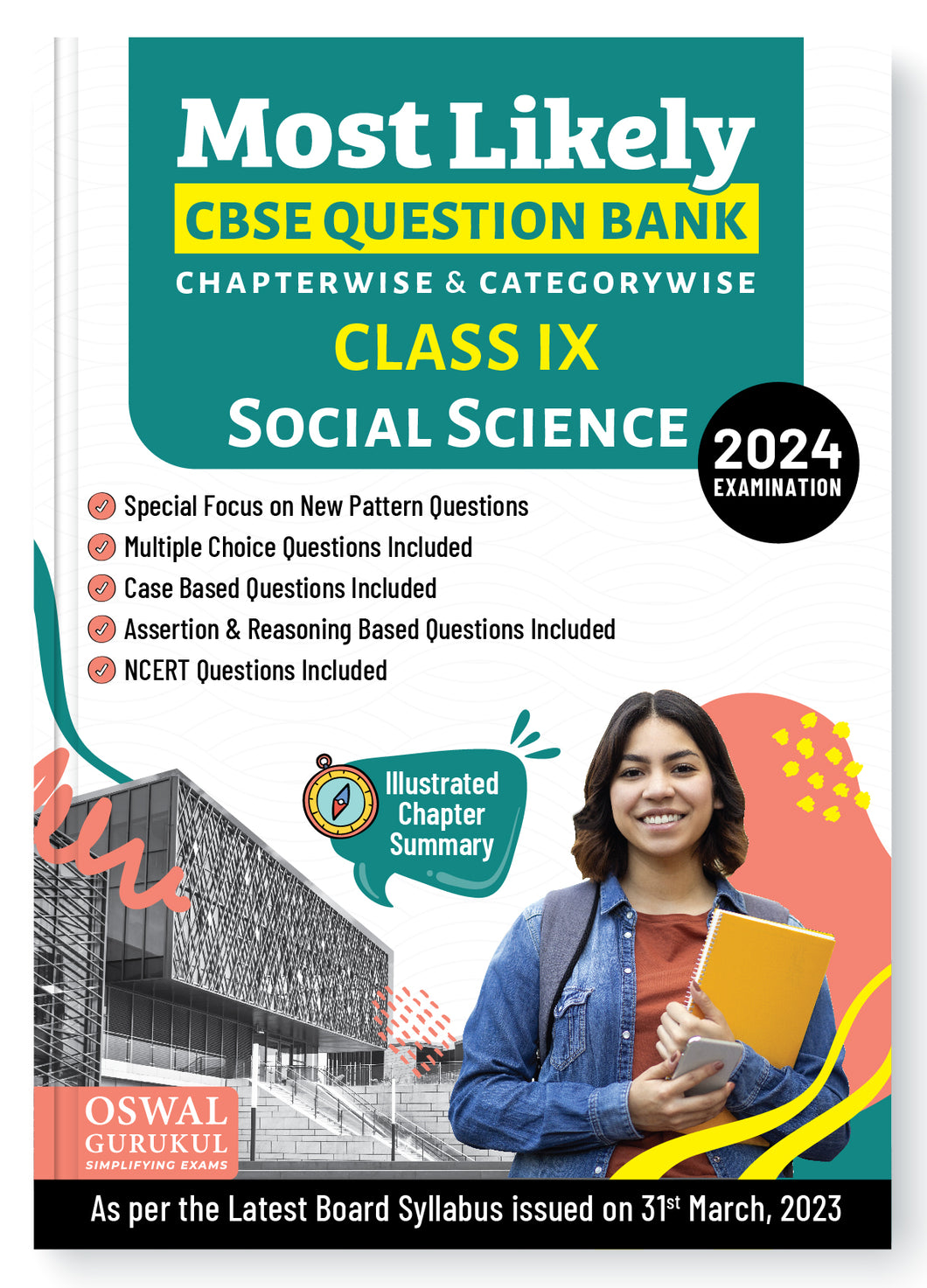 Oswal - Gurukul Social Science Most Likely Question Bank : CBSE Class 9 for Exam 2024