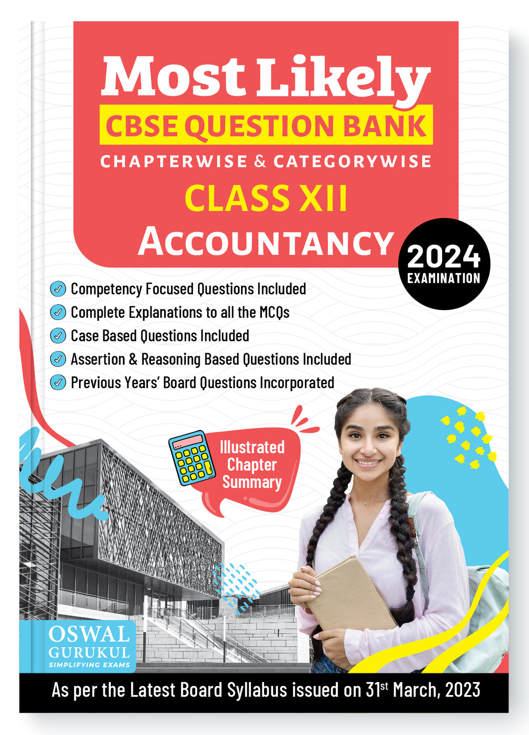 Oswal - Gurukul Accountancy Most Likely Question Bank : CBSE Class 12 for 2024 Exam