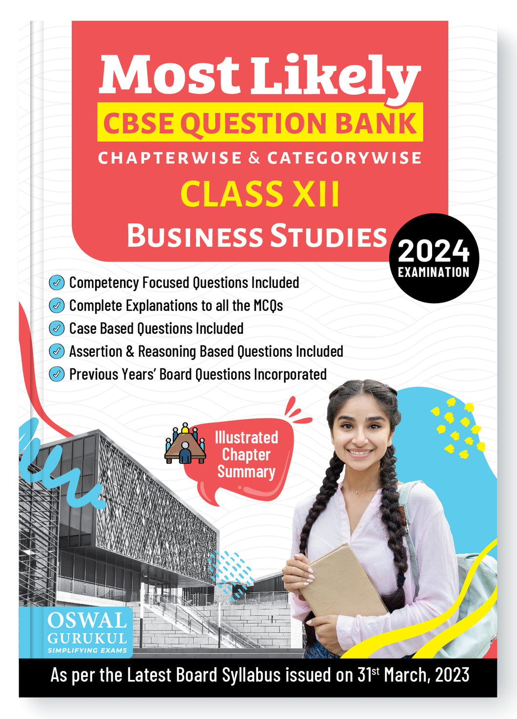 Oswal - Gurukul Business Studies Most Likely Question Bank : CBSE Class 12 for 2024 Exam