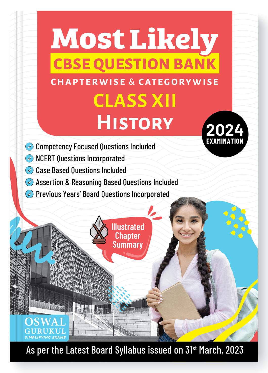 Oswal - Gurukul History Most Likely Question Bank : CBSE Class 12 for 2024 Exam