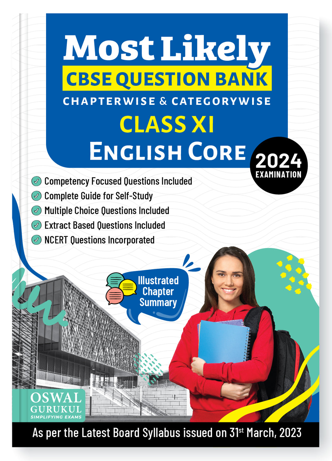 Oswal - Gurukul English Core Most Likely CBSE Question Bank : Class 11 Exam 2024