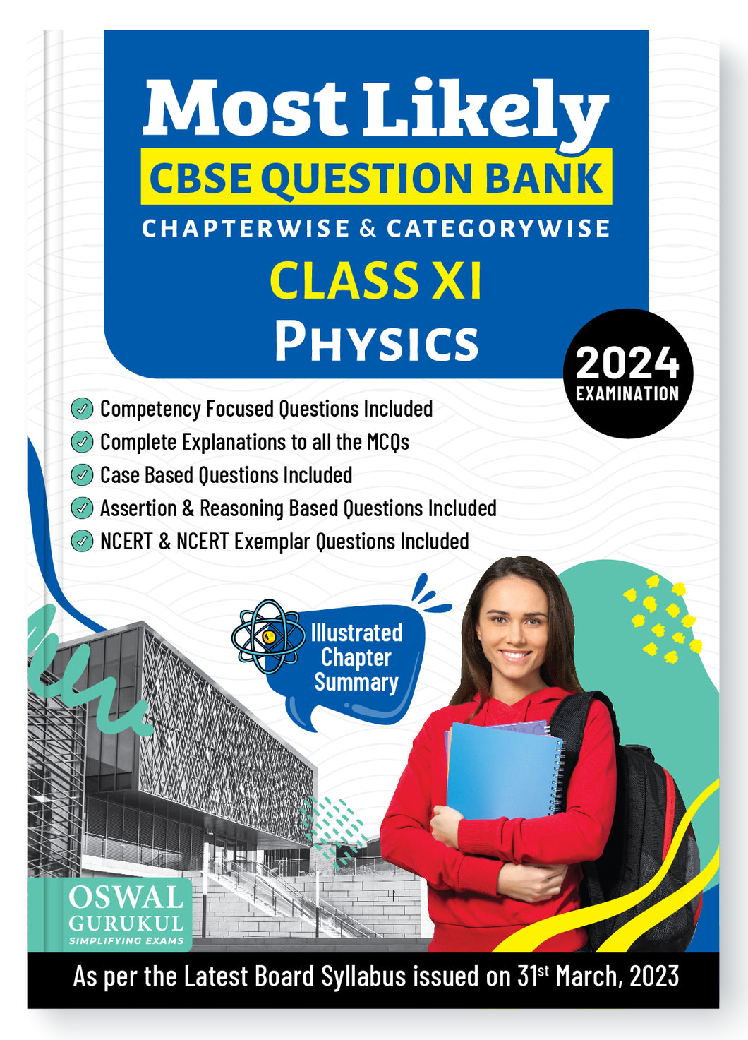 Oswal - Gurukul Physics Most Likely CBSE Question Bank : Class 11 Exam 2024