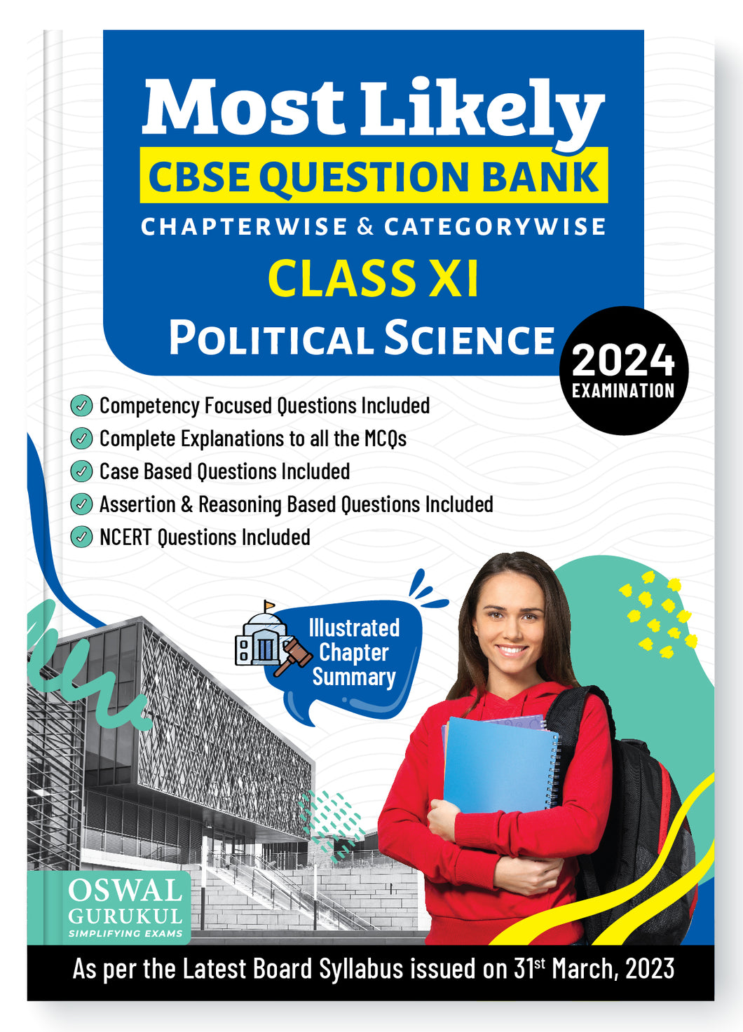 Oswal - Gurukul Political Science Most Likely CBSE Question Bank : Class 11 Exam 2024