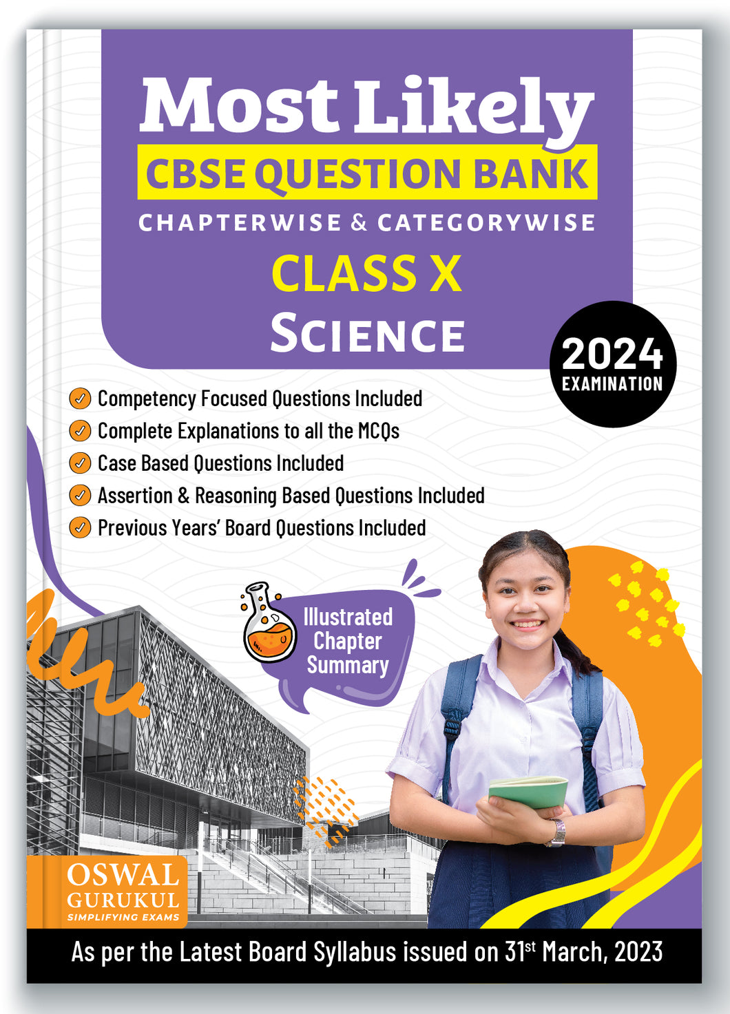 Oswal - Gurukul Science Most Likely Question Bank : CBSE Class 10 for 2024 Exam