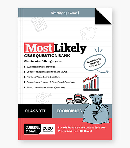 Gurukul By Oswal Economics Most Likely Question Bank : CBSE Class 12 for 2026 Exam