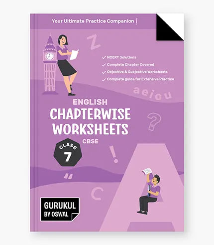 Gurukul English Chapterwise Worksheets : CBSE Class 7 For Exam 2026