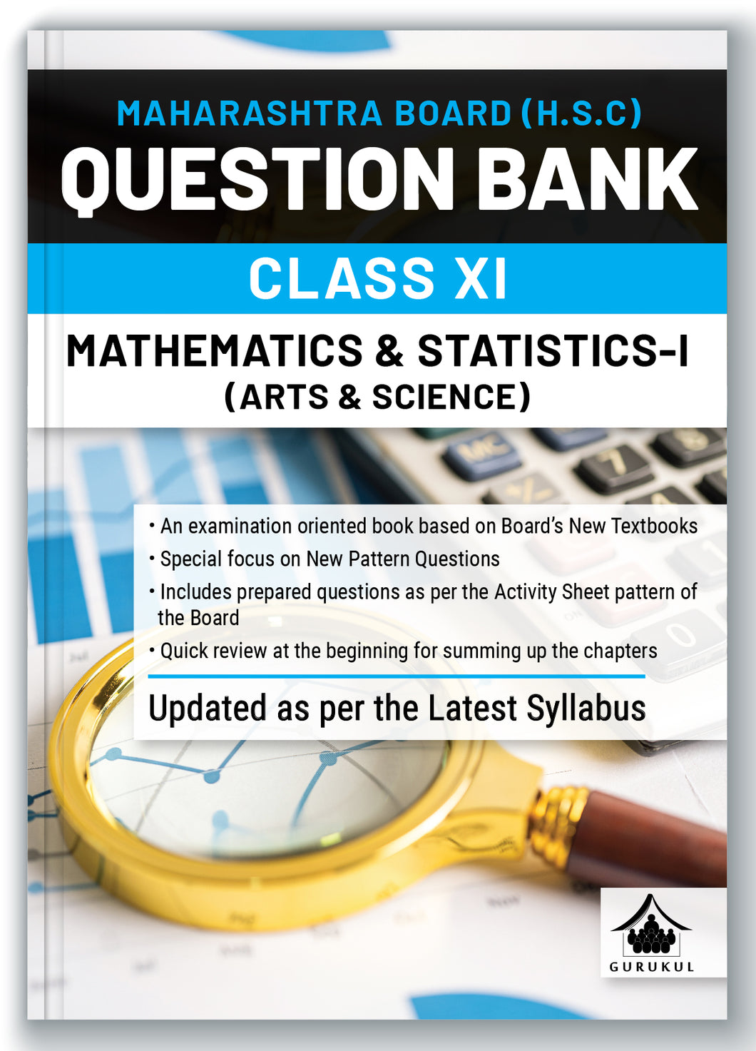 Gurukul H.S.C Mathematics & Statistics - I Question Bank for MH Board Class 11
