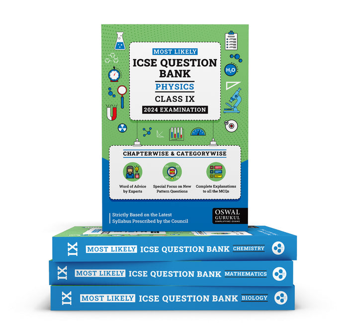 ICSE Question Bank PCMB Combo for class 9
