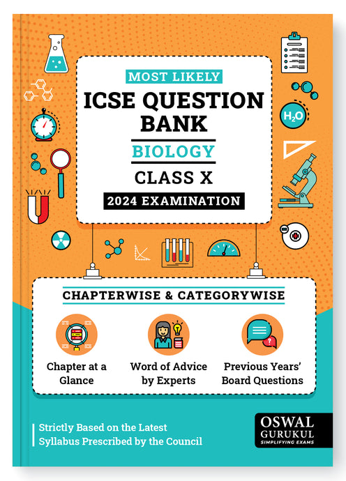 ICSE Question Bank Biology for class 10