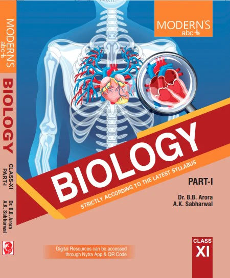 MODERN'S ABC PLUS OF BIOLOGY CLASS-11 (PART-1 & 2) BB ARORA & AK SABHARWAL