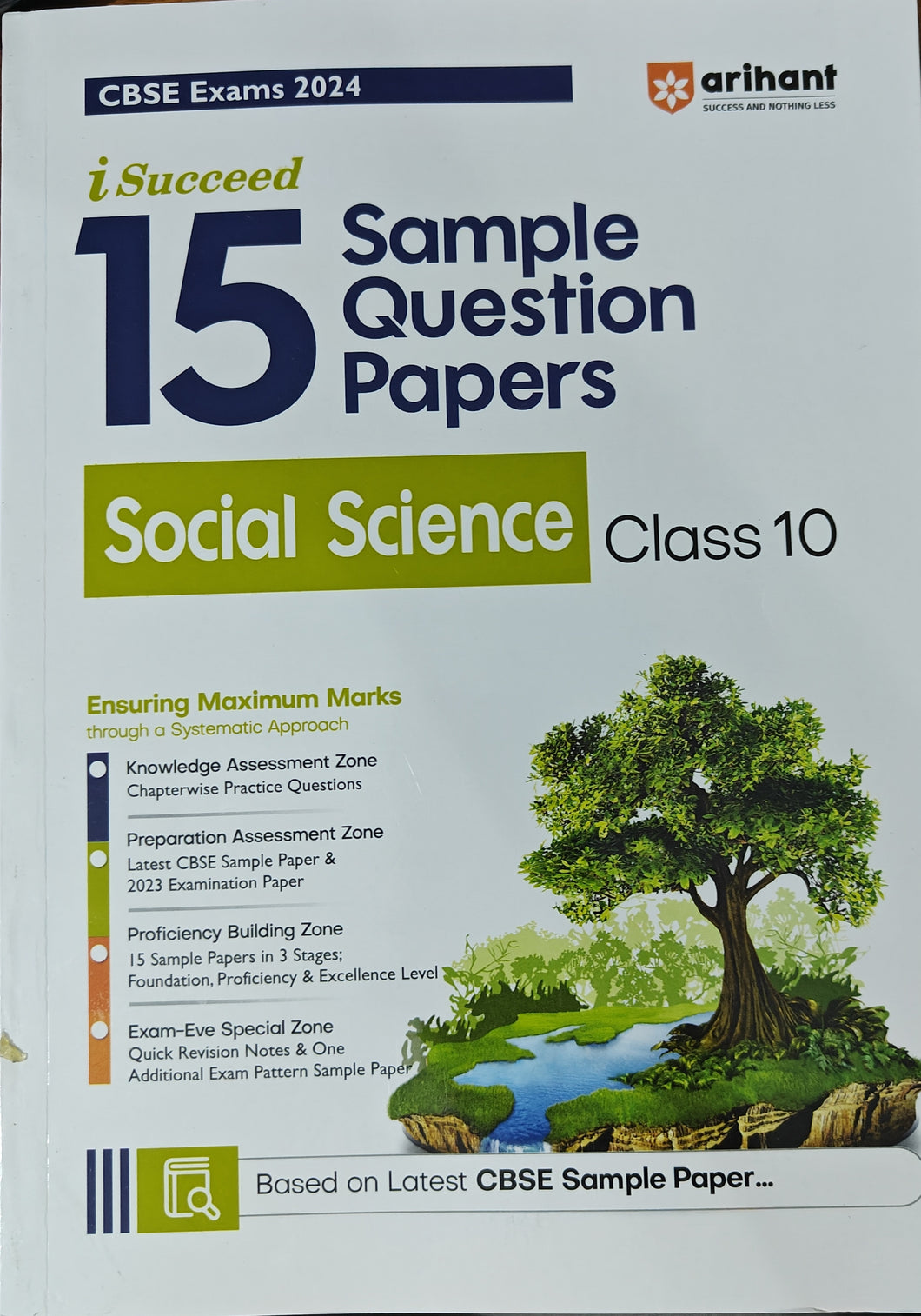 Arihant CBSE Exams 2024 I-Succeed 15 Sample Question Papers Social Science Class 10th