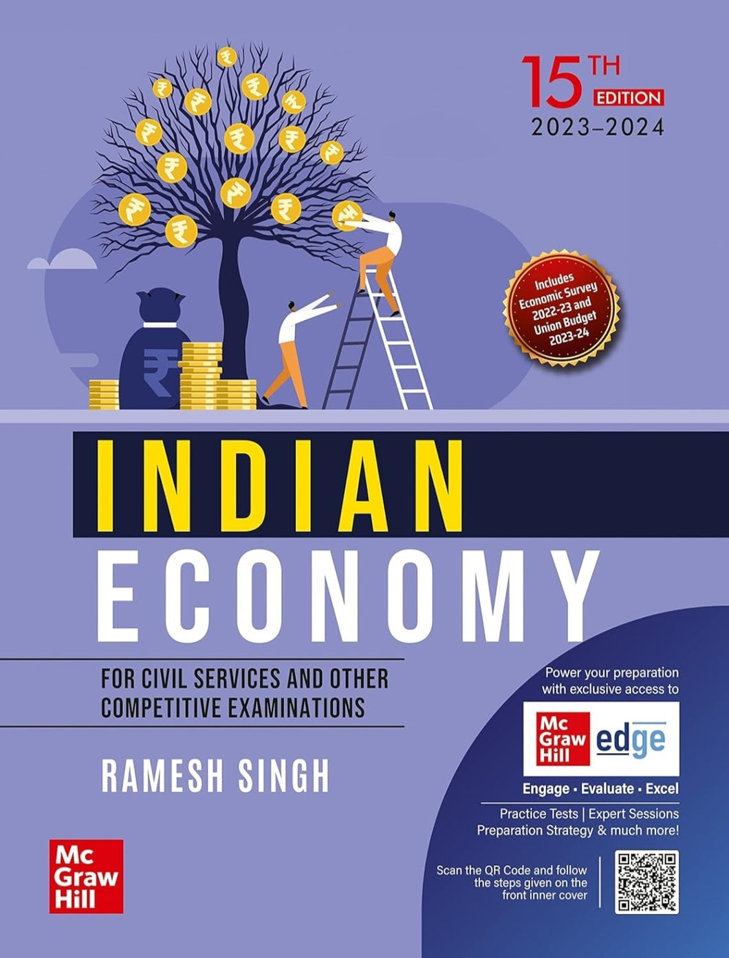 INDIAN ECONOMY For UPSC by Ramesh Singh | 15th Edition (2023-24)