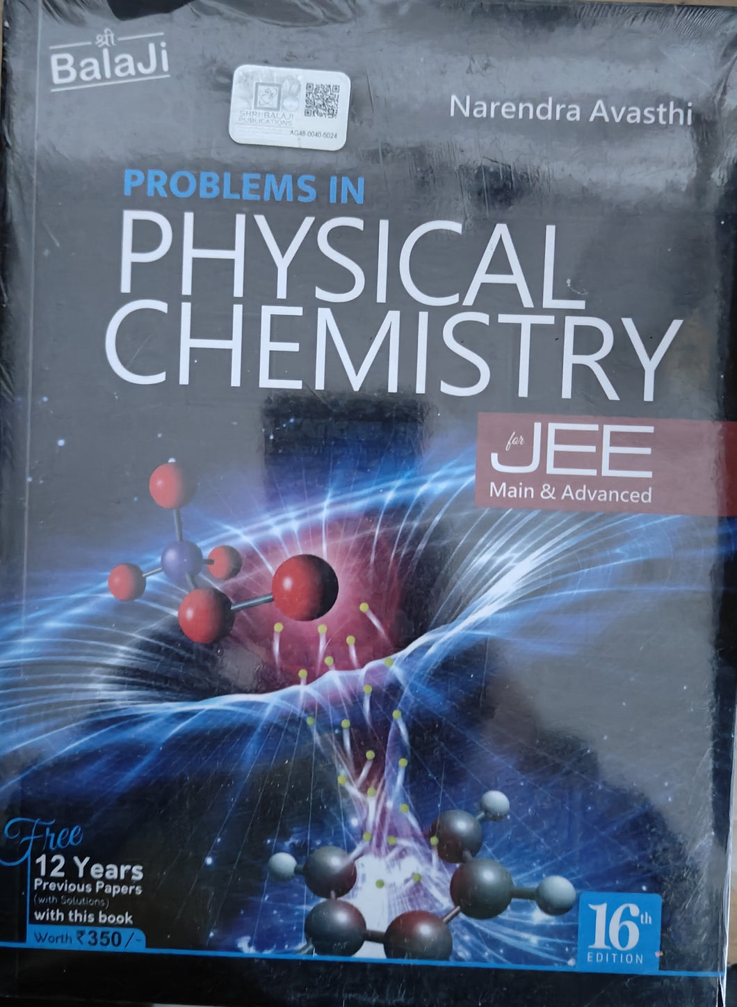 Problems in Physical Chemistry for Jee (Main & Advanced) by Avasthi Narendera