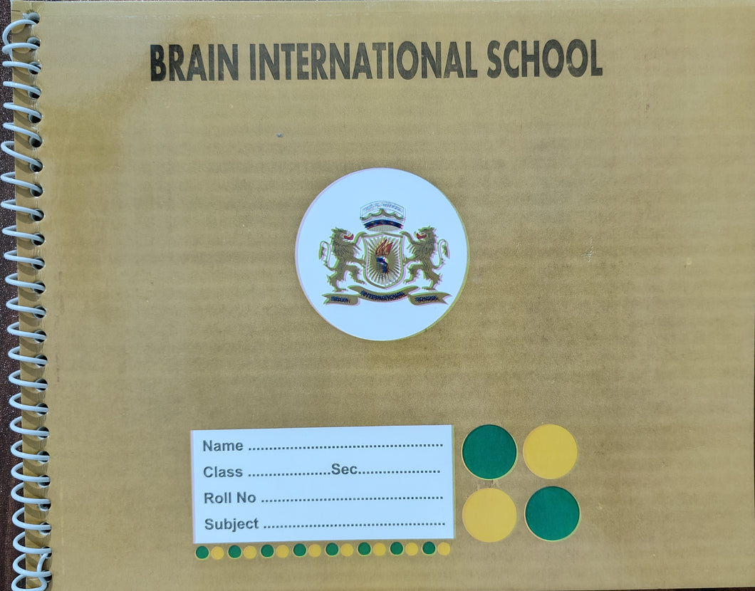 Brain International School Drawing book Small