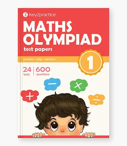 Key2Practice Maths Olympiad For Class 1 : 24 Tests, 600 Math Questions, Activity Based Worksheets