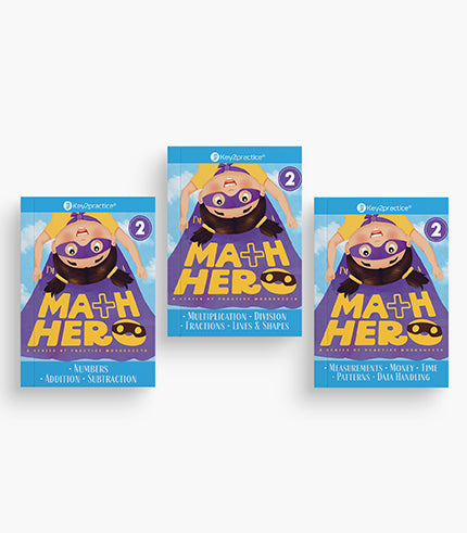 K2P Grade 2 Maths Hero Package (Set of 3 WB)