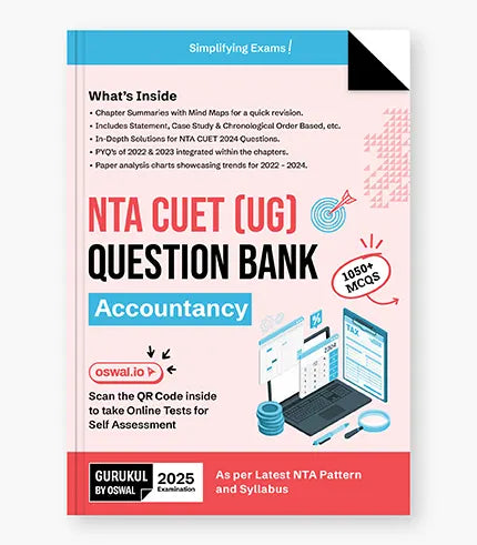 Gurukul by Oswal NTA CUET Accountancy Question Bank For Exam 2025