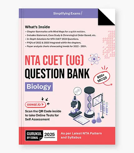 Gurukul by Oswal NTA CUET Biology Question Bank For Exam 2025