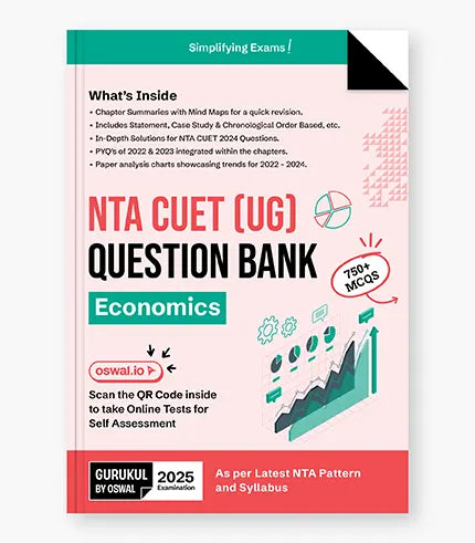 Gurukul by Oswal NTA CUET Economics Question Bank For Exam 2025