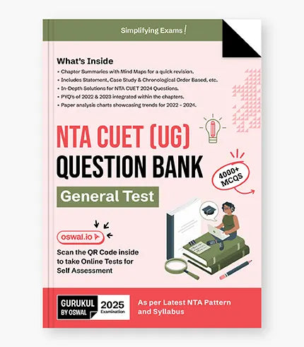 Gurukul by Oswal NTA CUET General Test Question Bank For Exam 2025