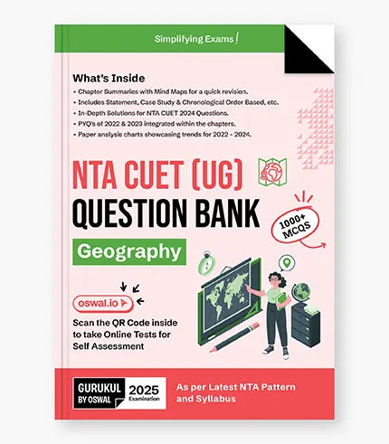 Gurukul by Oswal NTA CUET Geography Question Bank For Exam 2025