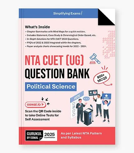 Gurukul by Oswal NTA CUET Political Science Question Bank For Exam 2025