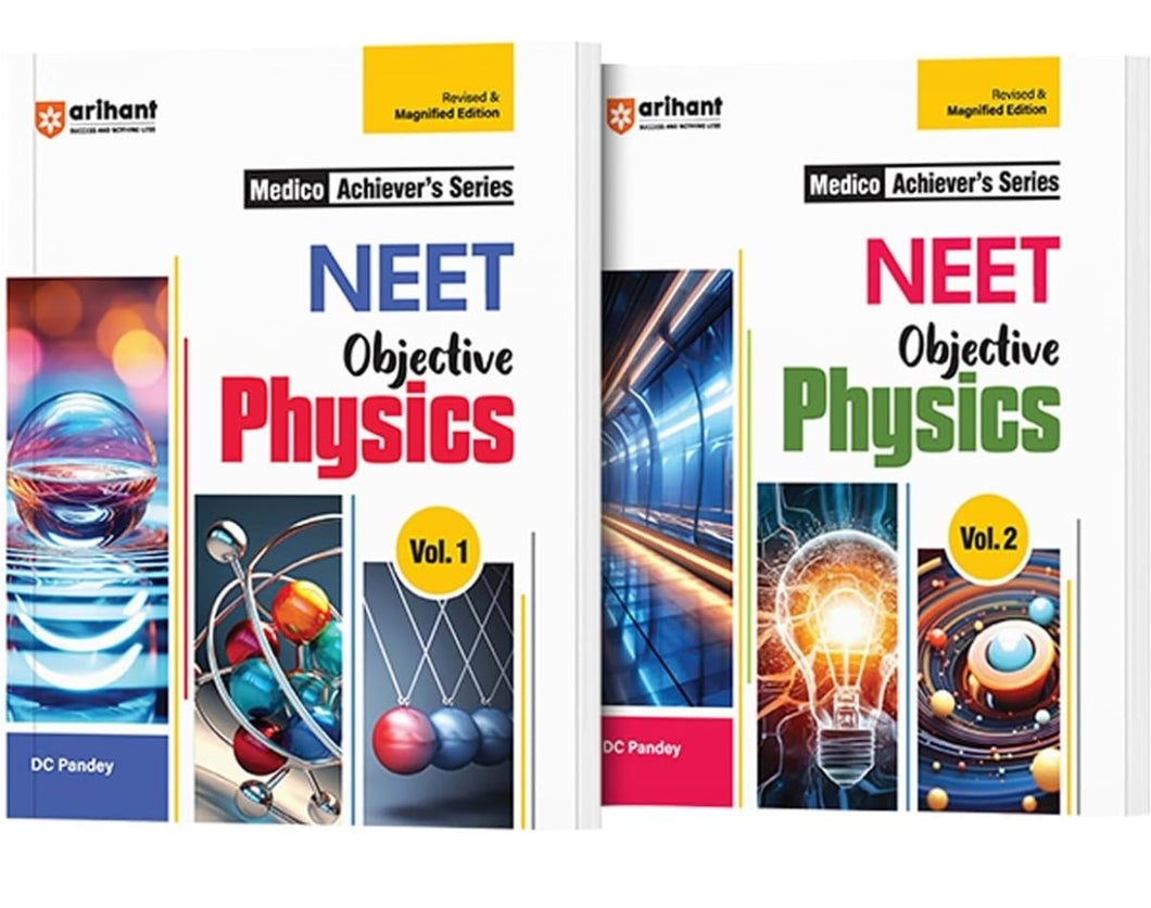 COMBO PACK OF OBJECTIVE NEET PHYSICS VOLUME 1 & 2 EXAMINATION AUTHOR D. C. PANDEY