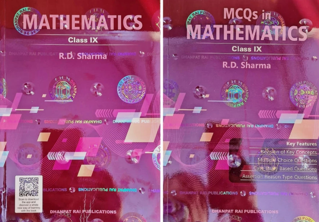 Mathematics for Class 9 by R D Sharma (2025-26)