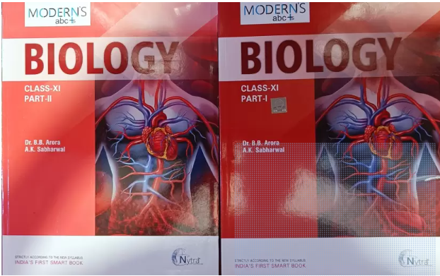 MODERN'S ABC PLUS OF BIOLOGY CLASS-11 (PART-1 & 2) BB ARORA & AK SABHARWAL