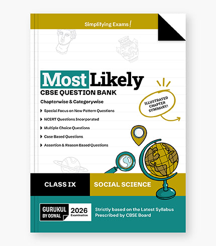 Gurukul By Oswal Social Science Most Likely Question Bank : CBSE Class 9 for 2026 Exam