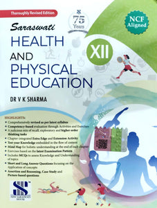 Saraswati Health and Physical Education Class 12 thoroughly revised edition 2026-2027 of VK Sharma Class 12 Physical Education for CBSE 2026 Examinations) - Booksfy