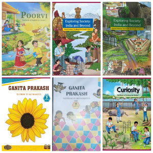 NCERT Complete Books Set of 6 Books for Class -7 100% original (English Medium) - latest edition as per NCERT/CBSE - Booksfy