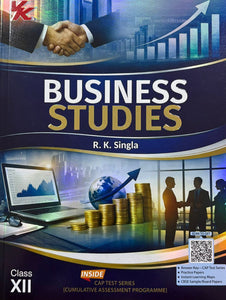 Business Studies for Class 12 | CBSE (NCERT Solved) | Examination 2026-2027 | By RK Singla - Booksfy