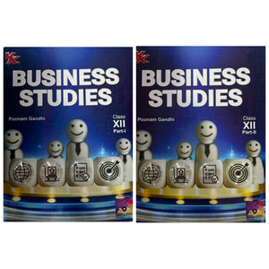 Business Studies I ,II for Class 12 | CBSE (NCERT Solved) | Examination 2026-27| By Poonam Gandhi - Booksfy