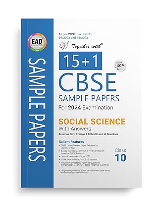 Together with CBSE EAD Sample Paper Class 10 Social Science for Board Exam 2024