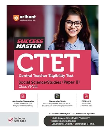 CTET Success Master Social Science Paper 2 Class 6 to 8th-(2023-2024)