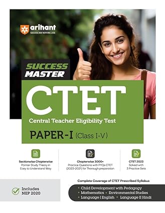 CTET Success Master Paper 1 Class 1 to 5th-(2023-2024)