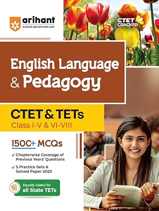 CTET and TETs English Language and Pedagogy Class 1 to 5 and 6 to 8th-2023-2024