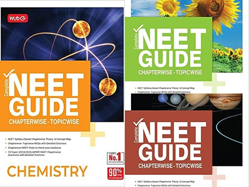 Complete NEET Guide Combo-Phy, Chem, Bio for Exam 2024