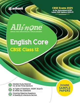 Arihant All In One Class 12th English Core for CBSE Exam