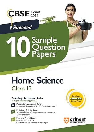 Arihant CBSE Sample Question Paper Class 12 Home Science Book for 2024 Exam P
