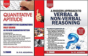 Quantitative Aptitude + Verbal & Non-Verbal Reasoning for Competitive Examinations (2 BOOKS SET)