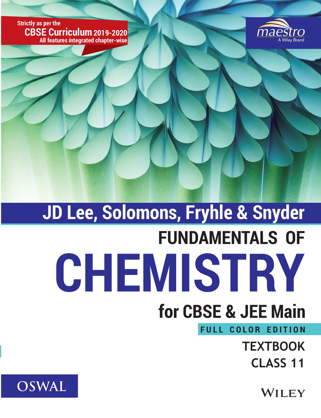 Oswal Fundamentals of Chemistry: CBSE Class 11 (CBSE & JEE Main) - Set of Textbook & Practice Book