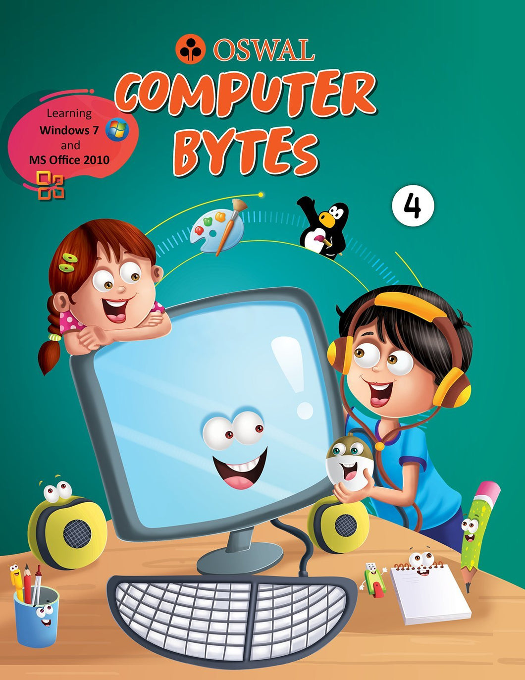 Oswal Computer Bytes: Textbook for CBSE Class 4