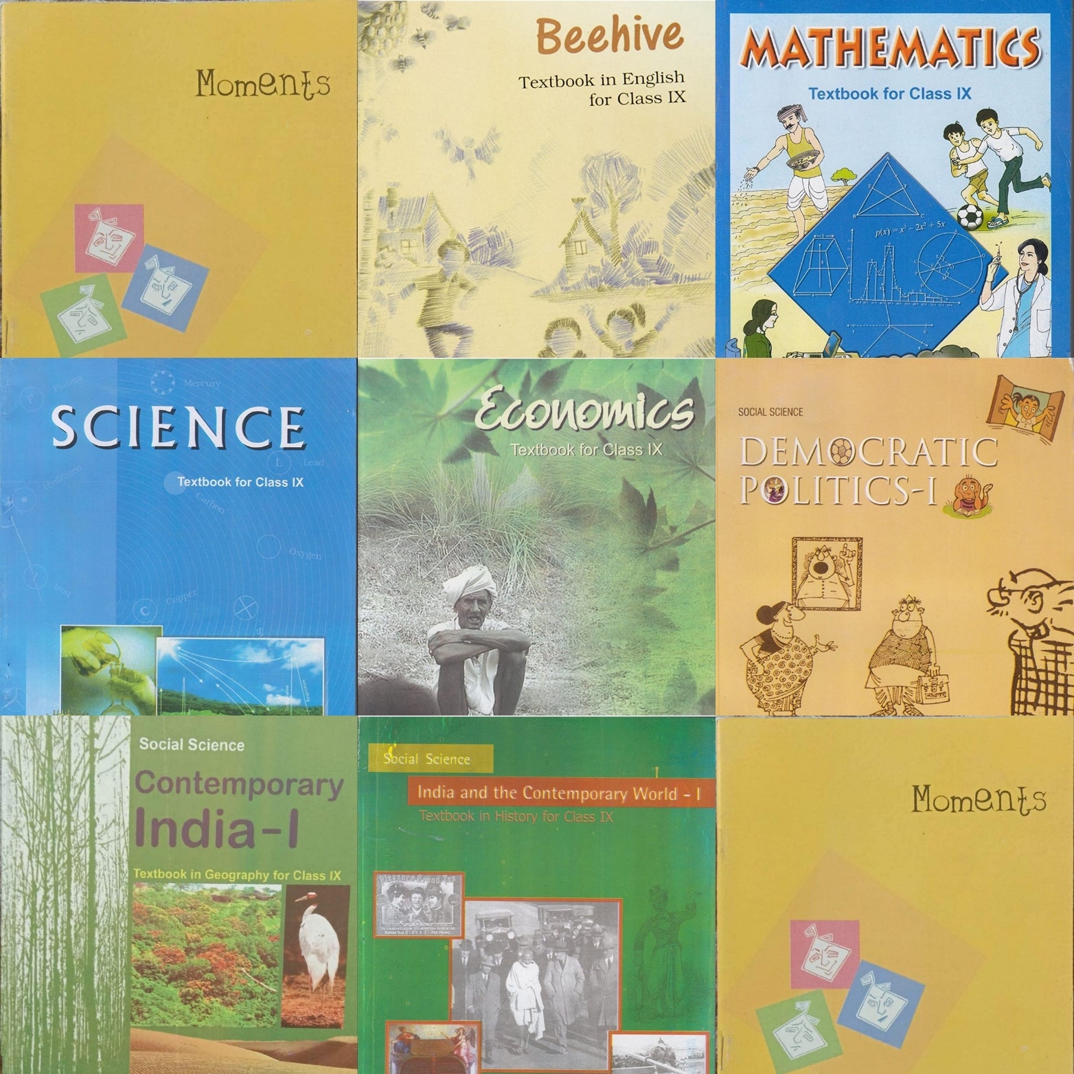 NCERT Class -9 combo set 100% original (English Medium) - latest editi ...